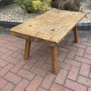 19th Century Oak Pig Bench