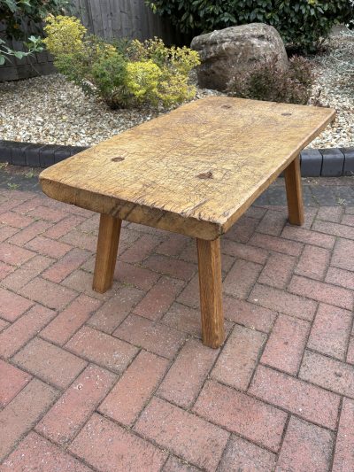 19th Century Oak Pig Bench