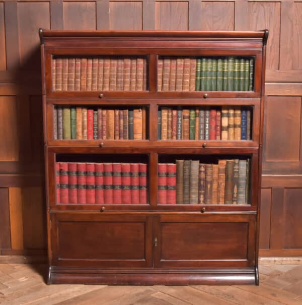 Mahogany Double Sectional Bookcase SAI2529