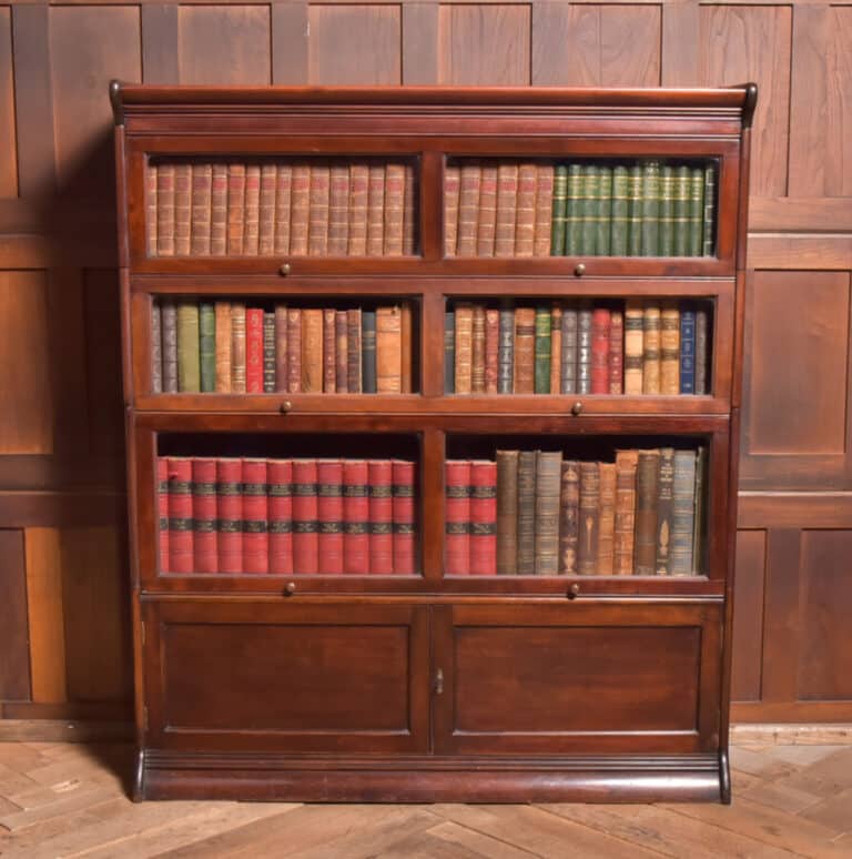 Mahogany Double Sectional Bookcase SAI2529