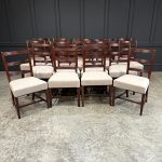 Set of Eighteen Georgian Mahogany Dining Chairs Antique dining chairs Antique Chairs