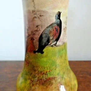 Vintage Royal Doulton Game Birds Black Grouse Vase c 1937