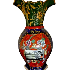 Antique Mason's Patent Ironstone Chinese Style Vase Circa 1830's