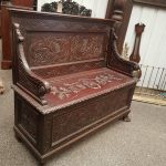 Antique Hall Seat Bench Antiquarian Antique Benches
