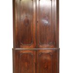 Geo III Standing Corner Cupboard Antique Cupboards