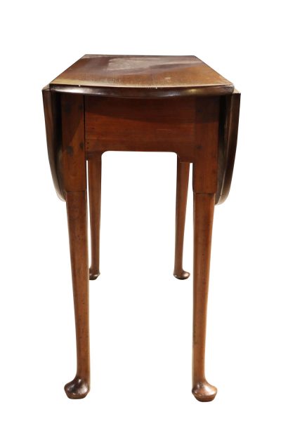 Mid 18th Century Mahogany Oval Drop-Leaf Table, circa 1760