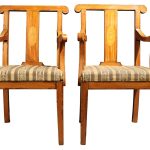 Pair of Satinwood Elbow Chairs – circa 1920 Antique Chairs