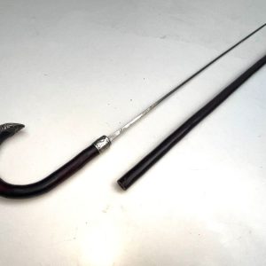 CHERRY WOOD WALKING STICK SWORD STICK