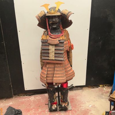 Authentic Edo Japanese Antique SAMURAI ARMOUR & KABUTO EDO PERIOD
