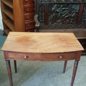 Antique Bow Front Side Table