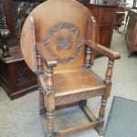 Antique Oak Monks Chair Table Antique Chairs Antique Chairs