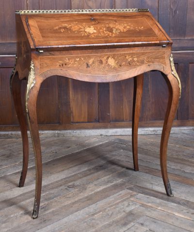 Victorian Marquetry Bureau Du Dame/ Writing Desk SAI3816