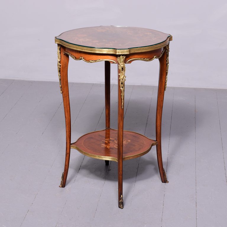 Louis XV Style Inlaid Occasional Table Occasional Tables Antique Furniture Louis XV Style Inlaid Occasional Table