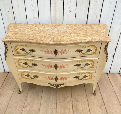 Decorative Marble Top Chest