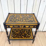 Butterflies on a French Side Table Antique Tables