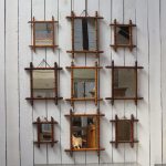 Set Of Nine Antique Faux Bamboo Mirrors Antique Mirrors