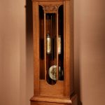 Art Nouveau / Art Deco Impressive and Beautiful Golden Oak Dutch Longcase Clock.  art deco Antique Clocks