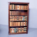 Rare Solid Rosewood Early Victorian Tall Open Bookcase Antique Bookcases