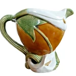 Art Nouveau Style Large Majolica Ceramic Jug art nouveau Antique Ceramics