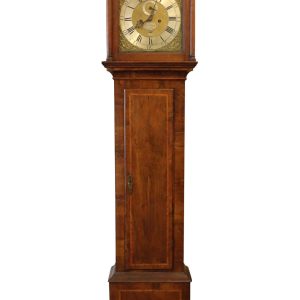 An 8-Day Walnut Longcase Clock by Edward Upjohn, Exon (Exeter), c.18th Century