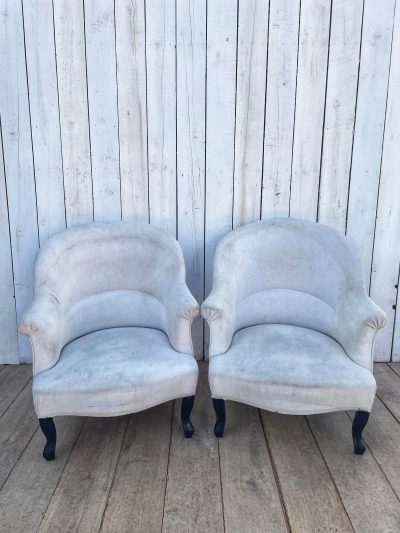 Pair of French 19th century Armchairs.
