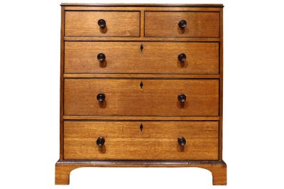 Early 19th Century Oak and Ebonised Chest of Drawers, Circa 1810