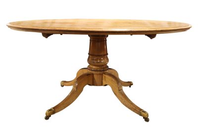 Late Georgian Faded Mahogany Oval Breakfast Table, c.1830