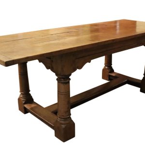Mid 20thc Oak Refectory Table