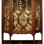 Quality Edwardian Mahogany Display Case Antique Cabinets