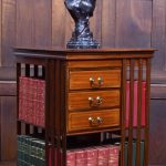 Edwardian Mahogany Revolving Bookcase SAI3820 Mahogany Antique Bookcases