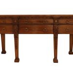 Fine 19th Century Mahogany Side Table in the Chippendale Manner Antique Tables
