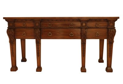 Fine 19th Century Mahogany Side Table in the Chippendale Manner