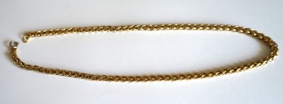 Viintage Ornate 17 3/4" Heavy Gold Plated Chain - Boxed - FREE UK POSTAGE