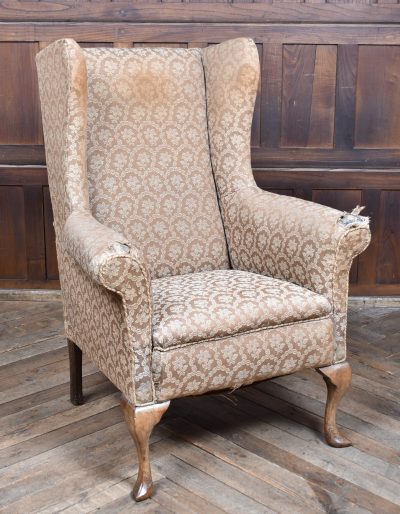 19th Century Wing Back Arm Chair SAI3855 armchair Antique Chairs 19th Century Wing Back Arm Chair SAI3855