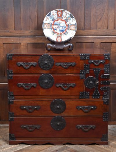 Japanese Cedar Tansu Chest SAI3877