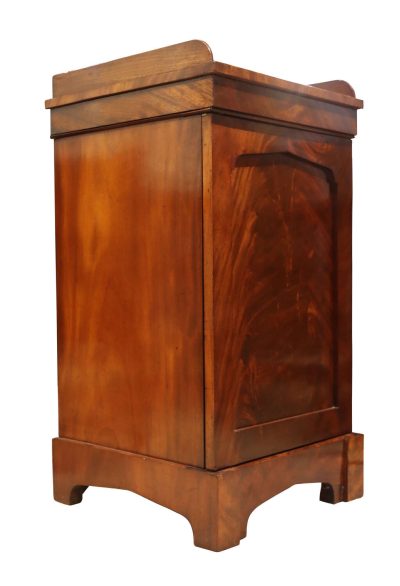 Mid-19th Century Flame Mahogany Pedestal Cupboard, circa 1840