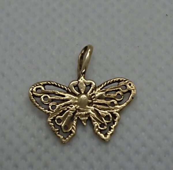 9ct Gold Butterfly Charm