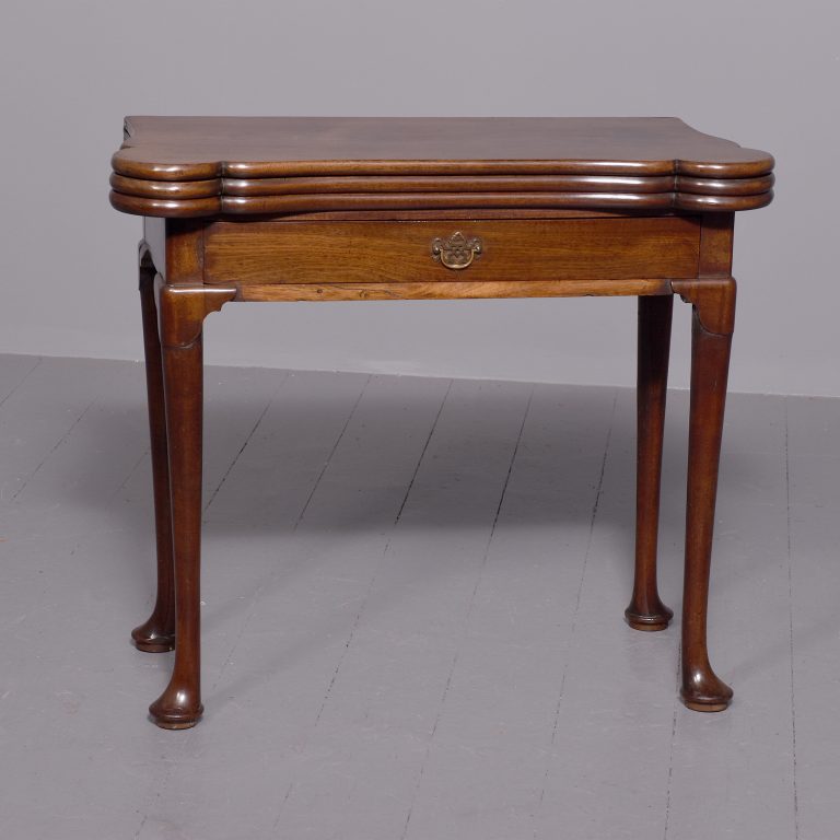 Early Rare George III Mahogany Triple Top Games Table