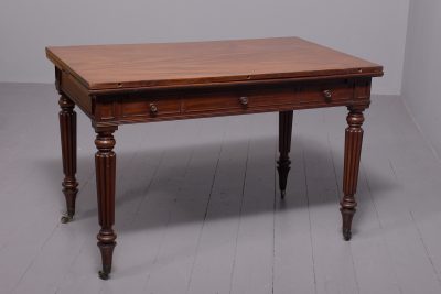 A Gillows of Lancaster Pull-Out Library Table