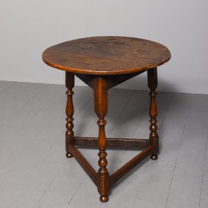 George III Oak Cricket Table