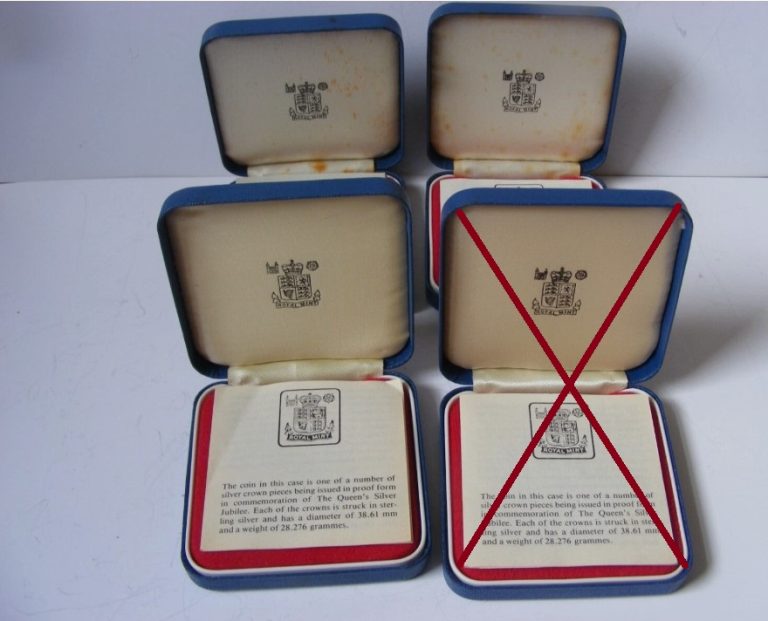 1977 x 3 PROOF Queen Elizabeth II boxed CoA STERLING silver 50th Birthday Gift Sterling Silver Antique Silver 1977 x 3 PROOF Queen Elizabeth II boxed CoA STERLING silver 50th Birthday Gift