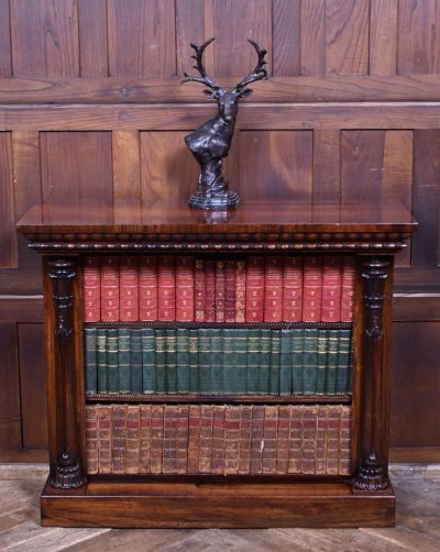 Victorian Rosewood Open Bookcase SAI4033 rosewood Antique Bookcases Victorian Rosewood Open Bookcase SAI4033
