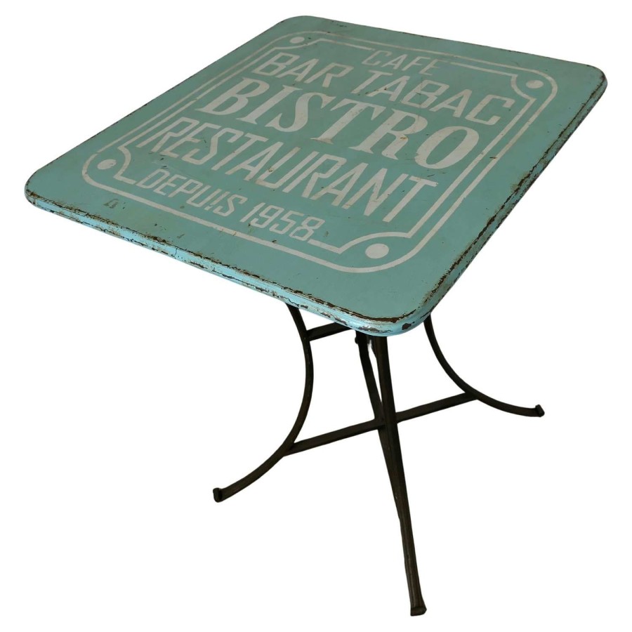 1950s French Enamel Bistro Table French Bistro Table a great fun piece