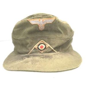 GERMAN WWII AFRIKA KORPS M.41 TROPICAL FIELD CAP. Military & War Antiques GERMAN WWII AFRIKA KORPS M.41 TROPICAL FIELD CAP.