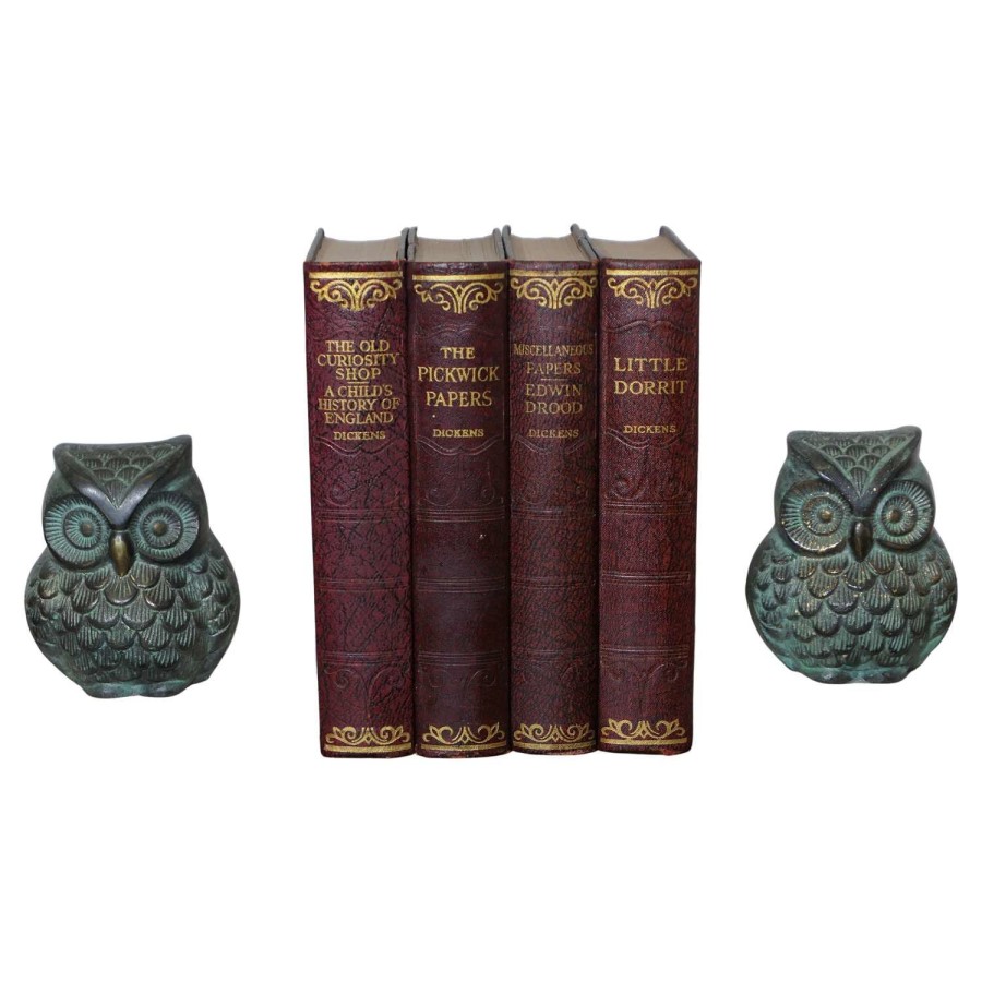 A Pair of Mid Century Marble and Bronze Bookends A very attractive