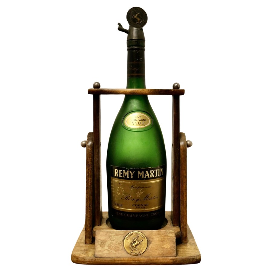 A Rare Vintage Remy Martin 3 Litre Bottle with Original Cradle Pouring - Image 2