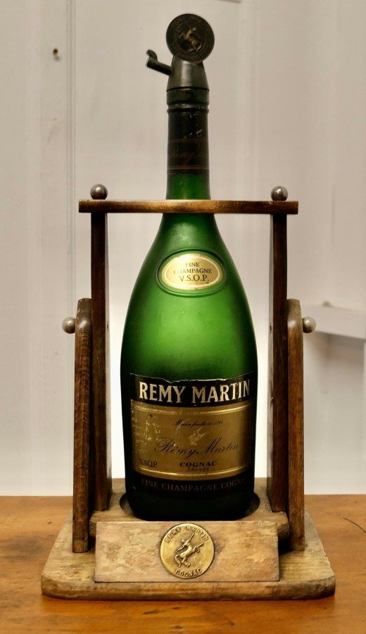 A Rare Vintage Remy Martin 3 Litre Bottle with Original Cradle Pouring - Image 3