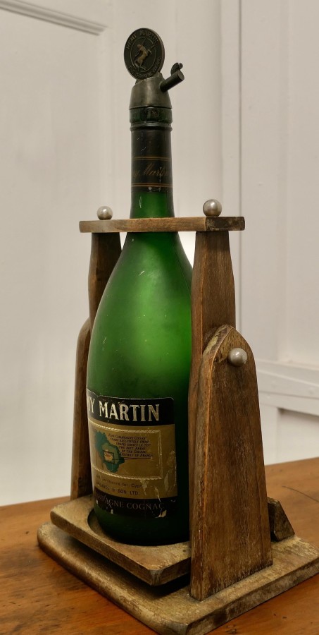 A Rare Vintage Remy Martin 3 Litre Bottle with Original Cradle Pouring - Image 8