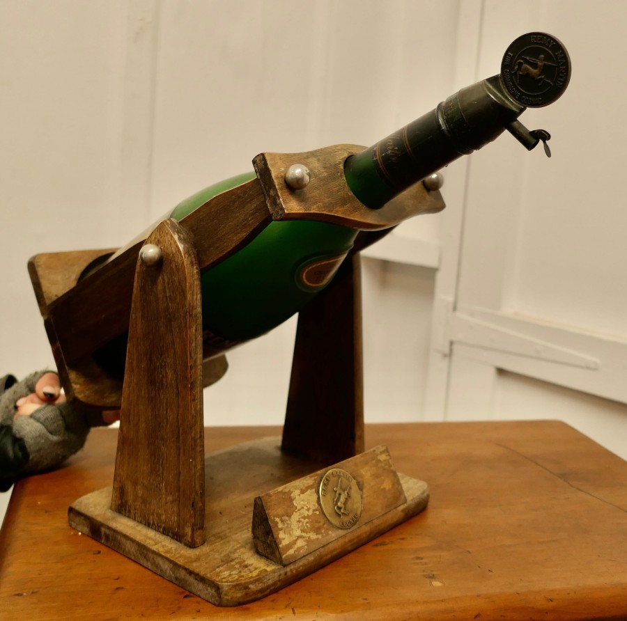 A Rare Vintage Remy Martin 3 Litre Bottle with Original Cradle Pouring - Image 9