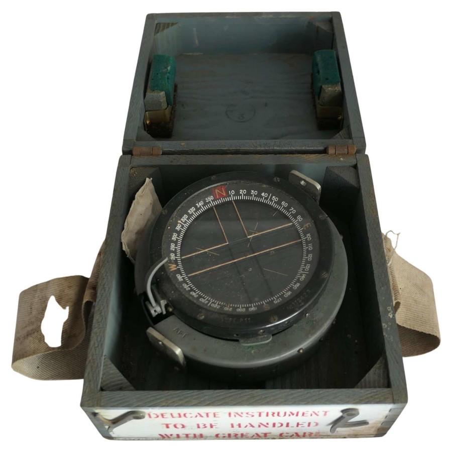 A Royal Air Force P11 Aircraft Compass No. 11242 D